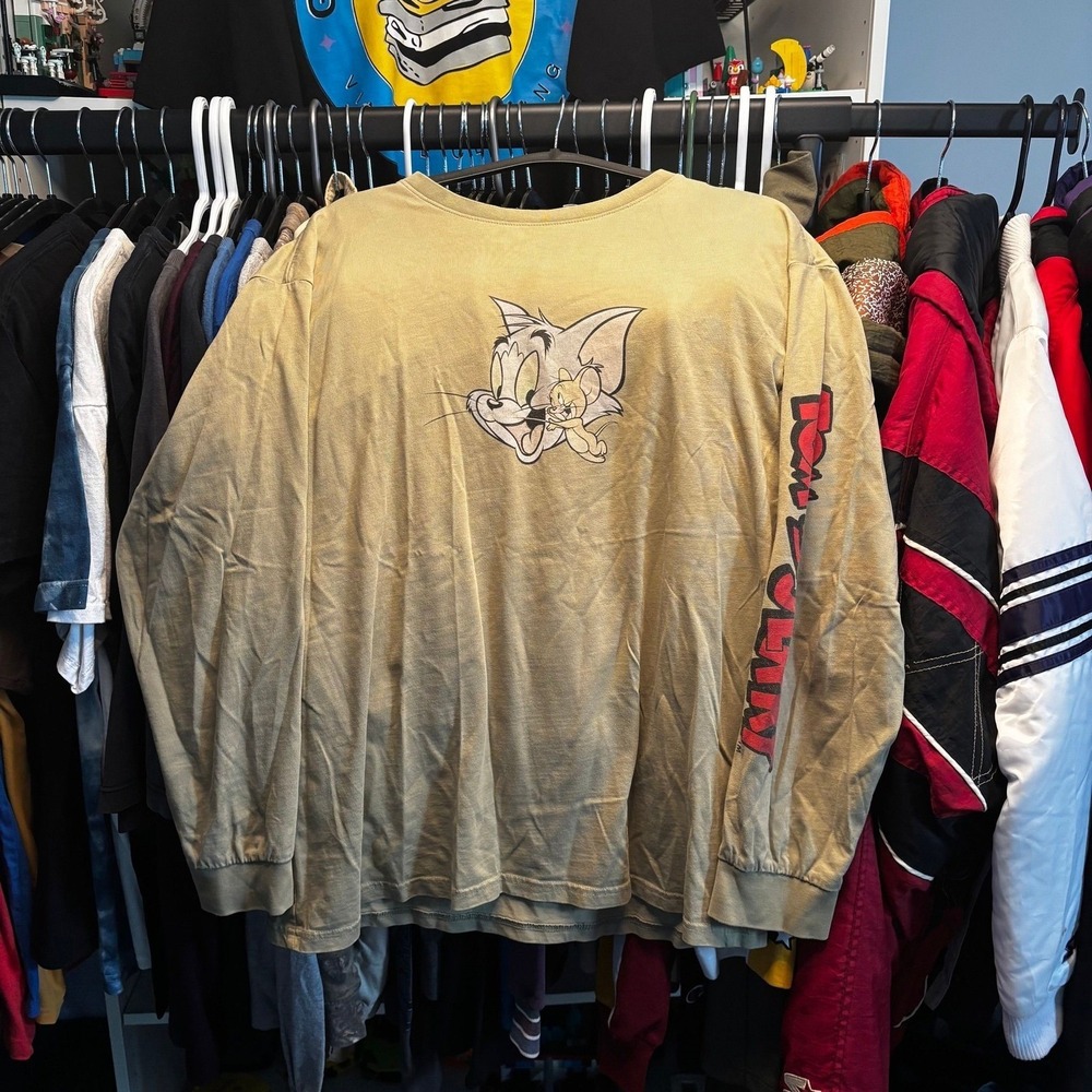 Tom & Jerry Long Sleeve Graphic Tee Warner Bros H&M